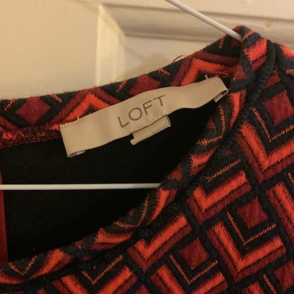 Ann Taylor LOFT Mod Quilted Shift Dress - Picture 2 of 7